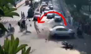 Önce motosiklet sonra yayalar