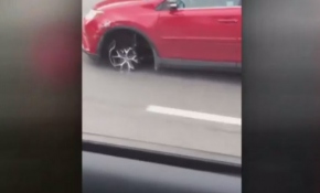 Trafikte ilginç olay!