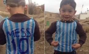 Messi'nin küçük Murtaza ile buluşması