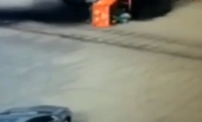 Asfaltın altında kaldı