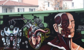 Trafolar sanat eserine dönüştü