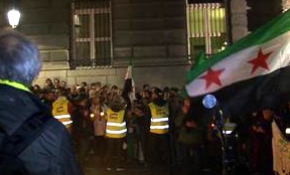 Belçika'da Halep'e destek gösterisi