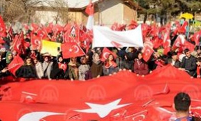 Mardin'de Huzur ve Kardeşlik mitingi