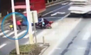 Mucize kurtuluş kamerada