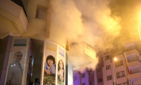 Ankara Çukurambar'da yangın