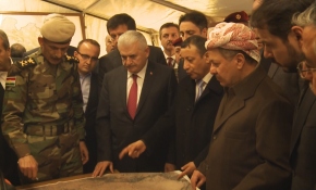Başbakan Yıldırım, Peşmerge cephesini ziyaret etti