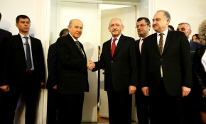 Kılıçdaroğlu-Bahçeli görüşmesi sona erdi