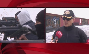 Polis adaylarının zorlu silah eğitimi