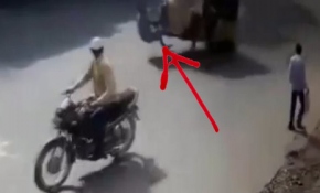 Triportör dehşet saçtı