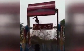 Lunapark'ta korkunç kaza