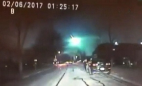 Meteor böyle düştü