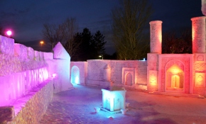 Kardan yapılan 'EYOF Kültür Sokağı' açıldı