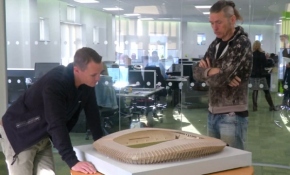 Modern Çağın ilk ahşap stadı planı