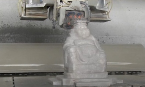 Bodrum'da robot heykeltıraş