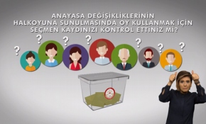 Seçmen kaydınızı kontrol ettiniz mi?