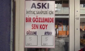 Askıda börek uygulaması