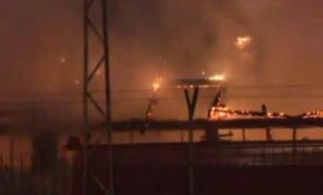 Başkent’te inşaat şantiyesinde korkutan yangın