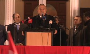 Bakan Çavuşoğlu, Hamburg'da konuştu