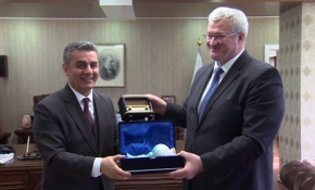 Ukrayna Ankara Büyükelçisi Sybiha, TRT Genel Müdürü Şenol Göka'yı ziyaret etti