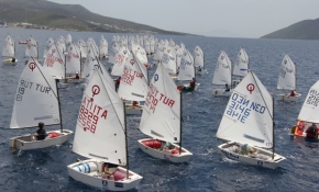Uluslararası Bodrum 'Optimist Regatta' yarışı