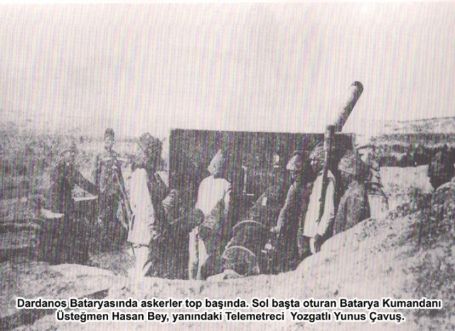 Dardanos Bataryası Kahramanları Üsteğmen Hasan ve Teğmen Mevsuf