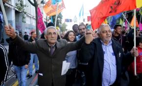 Yunanistan'da sığınmacılara destek gösterisi