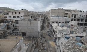 AA ekibi, El Bab'ı havadan görüntüledi