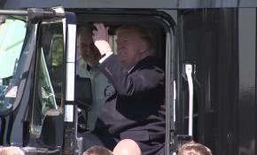 Trump'tan tır şovu...