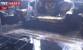 Kahraman torun ailesini yangından kurtardı