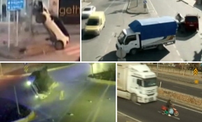 MOBESE'ye yansıyan feci kazalar