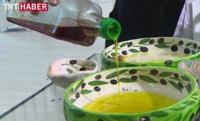 Bu fuarda her şey zeytin ve zeytinyağı üzerine