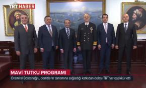 TRT'den Deniz Kuvvetlerine teşekkür ziyareti