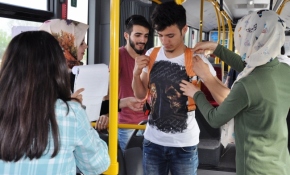 Şehir içi ulaşımda ayakta yolculuğu kolaylaştıracak buluş