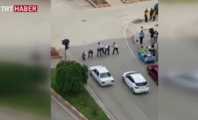 Trafikte tehlikeli oyun