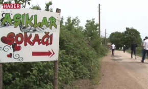 Çanakkale'de 'Aşıklar Sokağı'