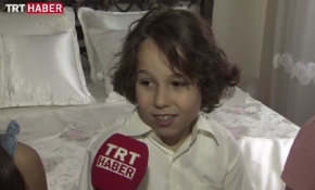 Şehit çocuğunun sünnet davetiyesi sosyal medyada ilgi odağı