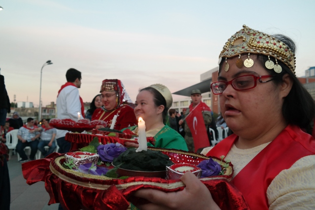 Engelli gençler "asker ocağı"na hazırlandı