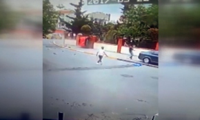 Ölümden kıl payı kurtuluş kameralara böyle yansıdı