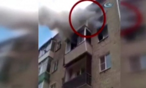 5 katlı apartmanda yangın