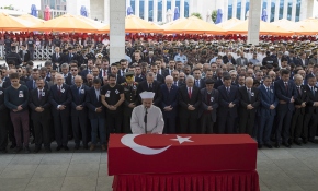 Şehit Tümgeneral Aydın son yolculuğuna uğurlandı
