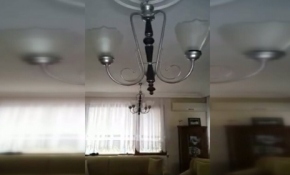 Ege Denizi'ndeki deprem anı kamerada