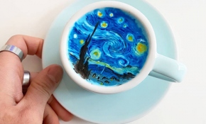 Güney Kore'li kahve ustası harikalar yaratıyor