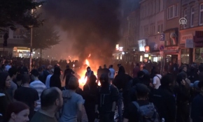 Hamburg savaş alanı...