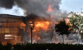 İşte sanayi sitesindeki patlama anı!