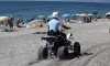 Antalya'daki ünlü sahiller ATV motorlu polislere emanet