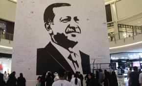 Katar'da Erdoğan sevgisi