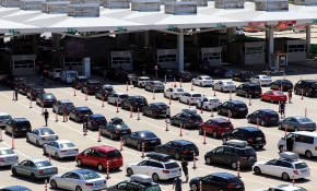 Kapıkule'de tatilci yoğunluğu