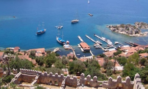 Antalya'nın gizemli güzelliği 'Kaleköy'