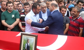 Maçka Şehidi Eren'e veda