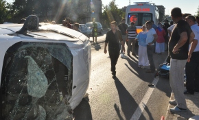 Trafik kazaları mobese kameralarında